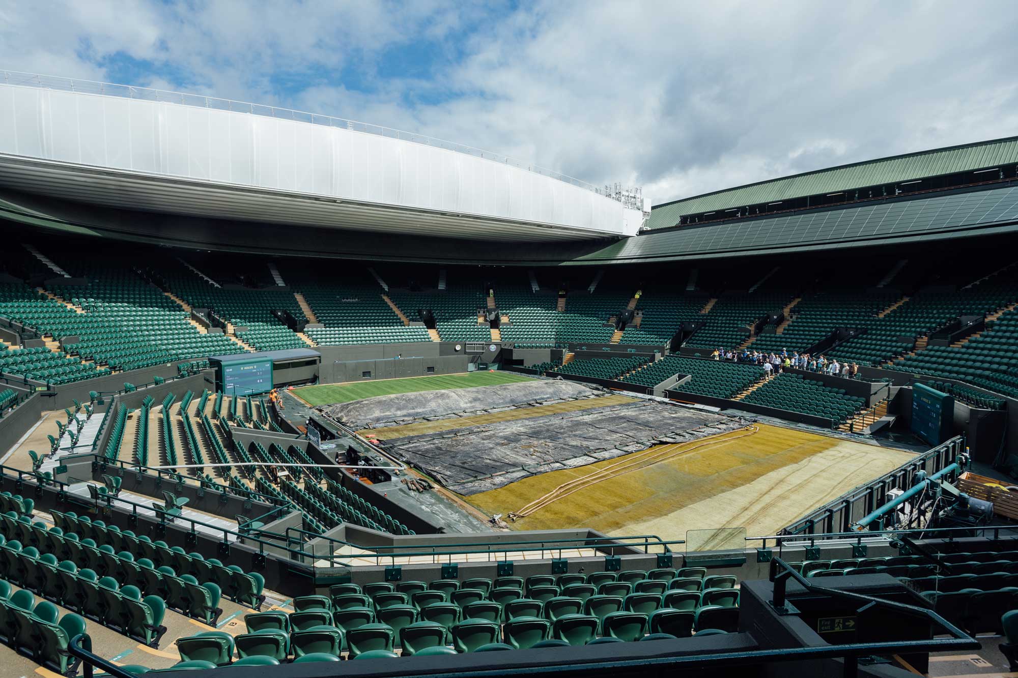 Tennis natural sports surface