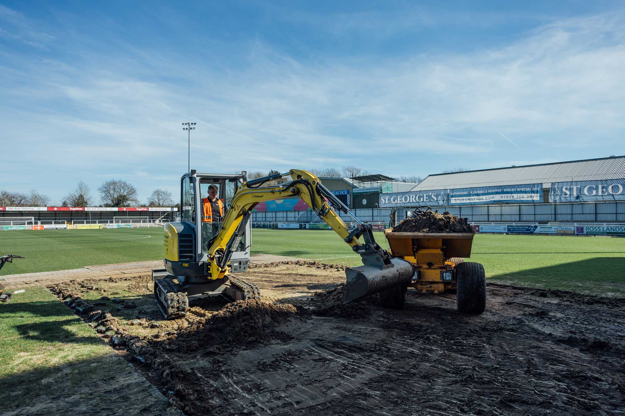 Woking Football Club project photography 2