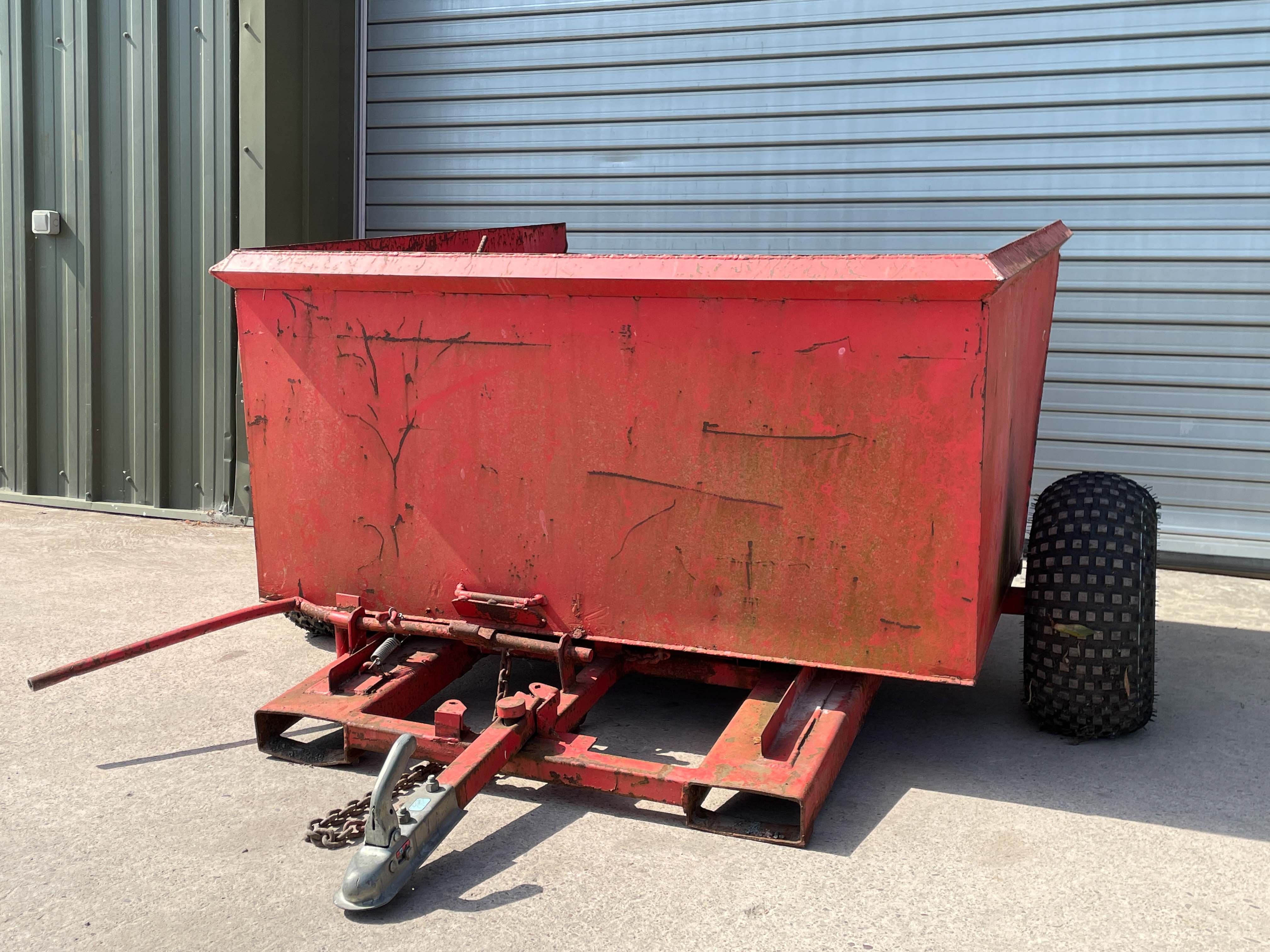 Towed Skip Tipping Trailer