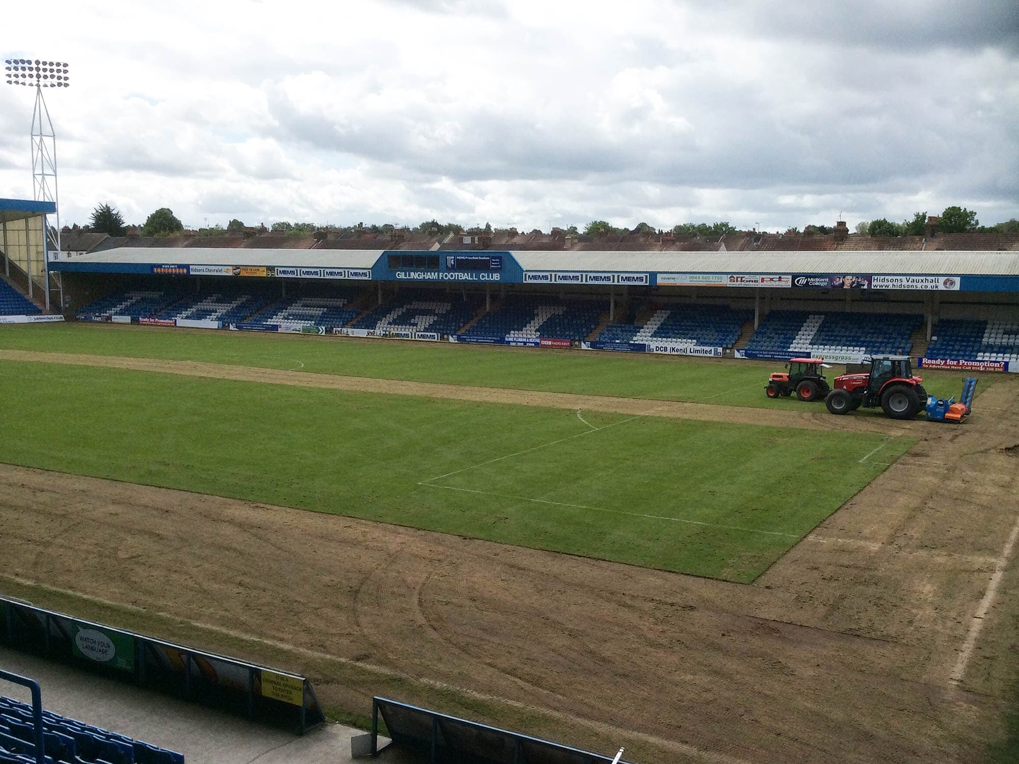 Gillingham FC project photography 3