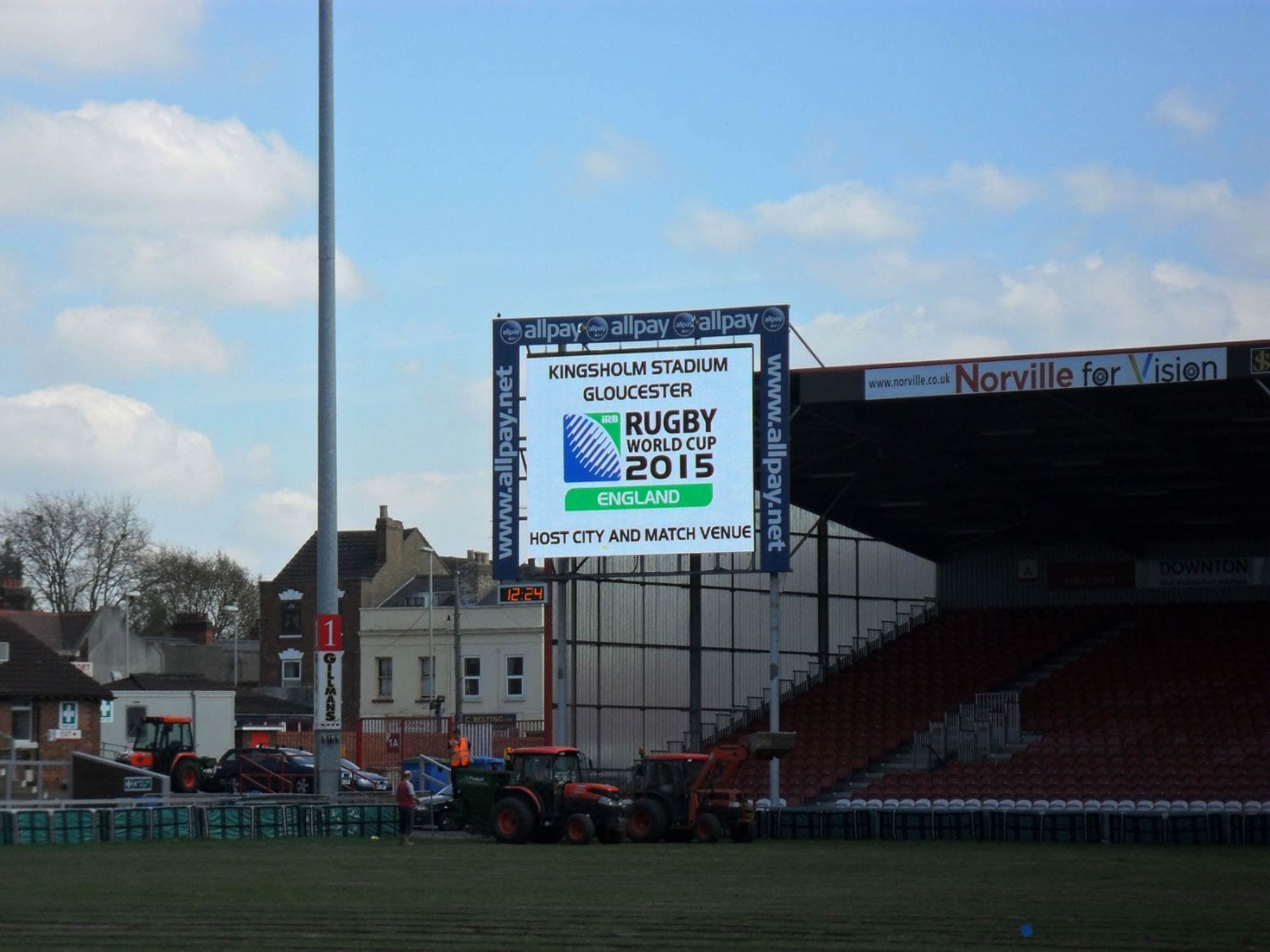 Gloucester Rugby Club project photography 2