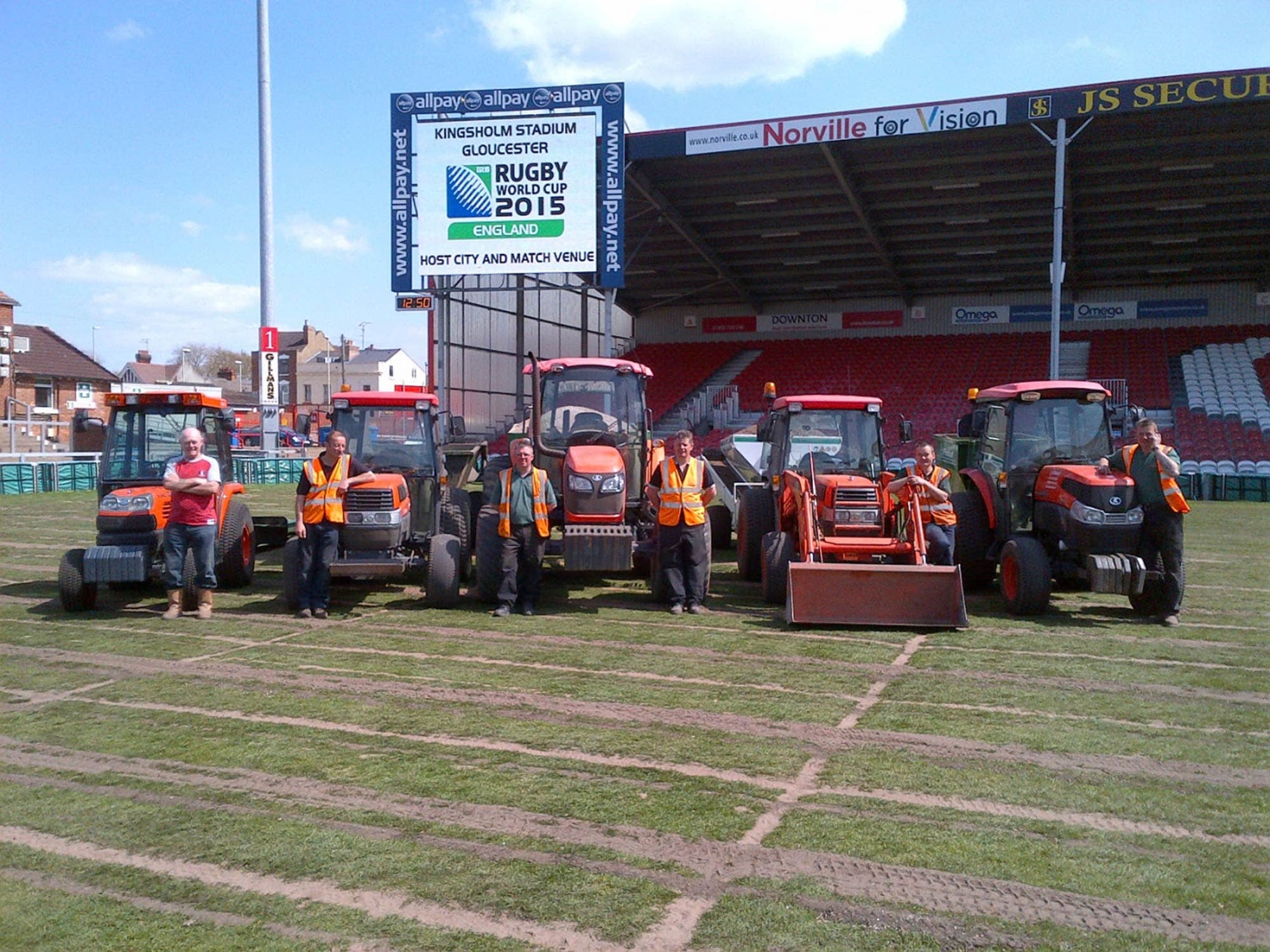 Gloucester Rugby Club project photography 3