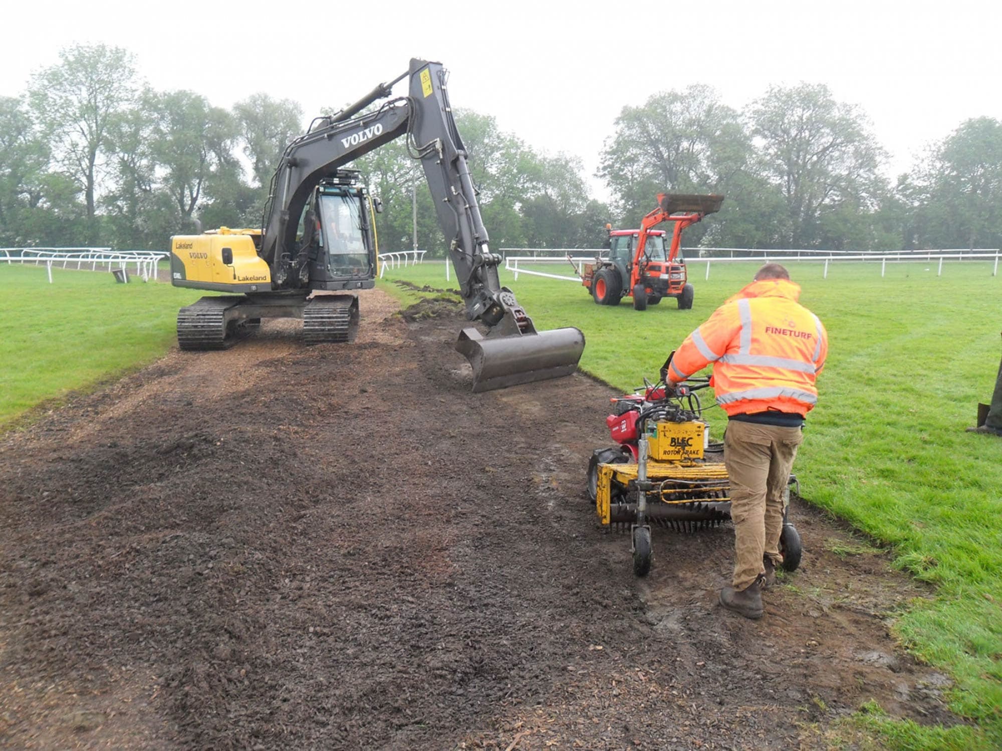 Huntingdon Racecourse project photography 2