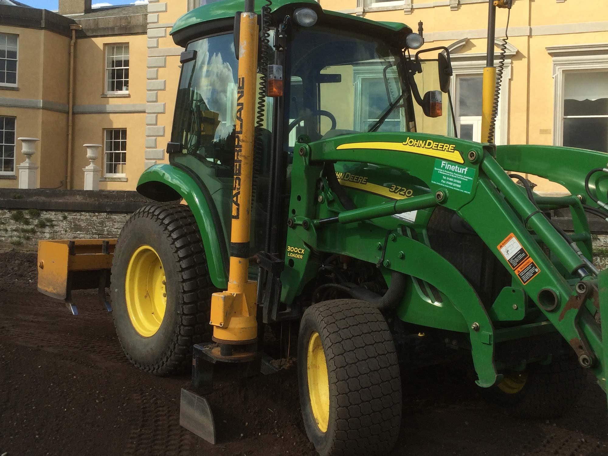Mid Mount Laser Grader