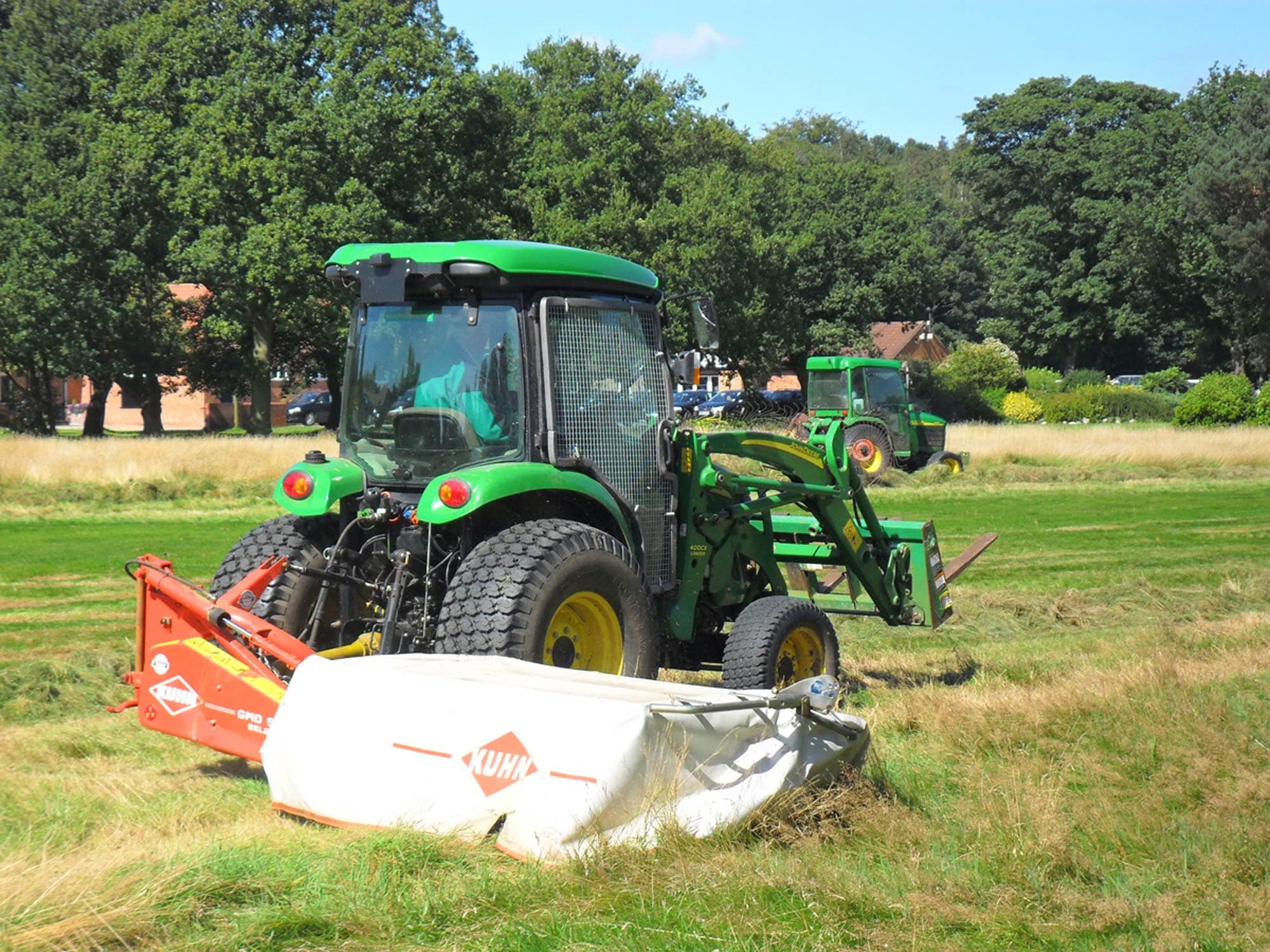 Golf Course Rough Cutting and Grass Baling project photography 6