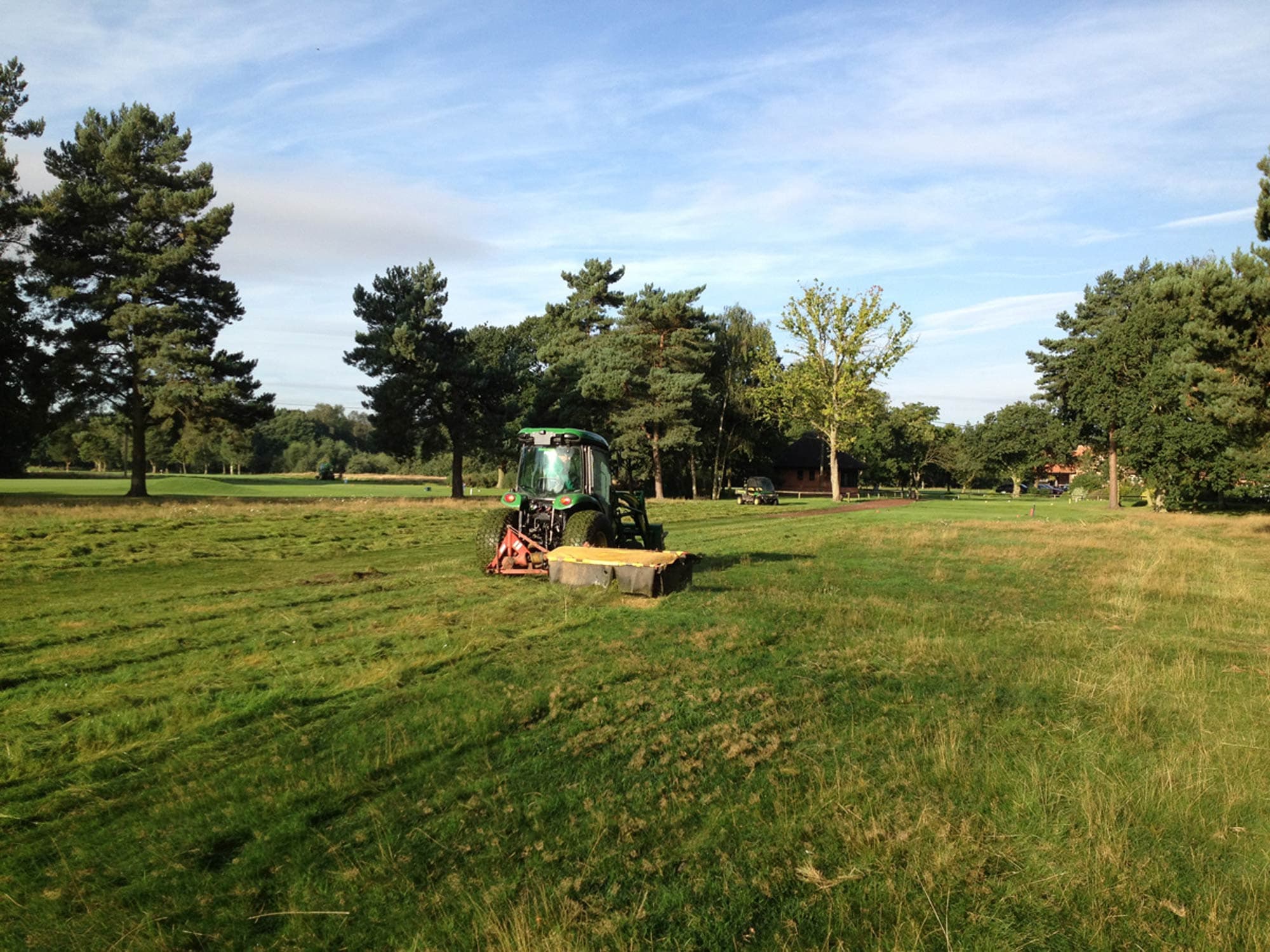 Golf Course Rough Cutting and Grass Baling project photography 8