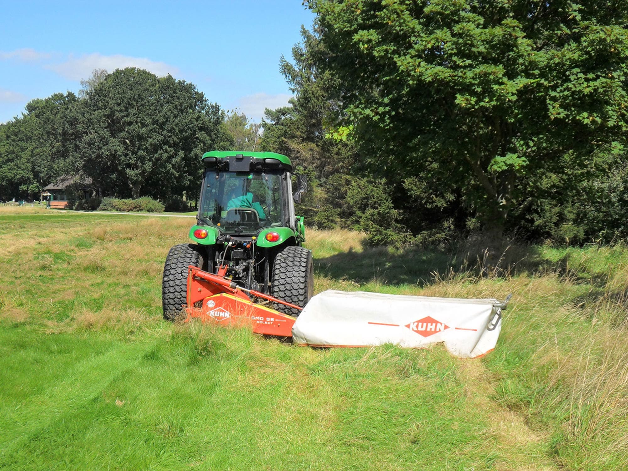 Golf Course Rough Cutting and Grass Baling project photography 10