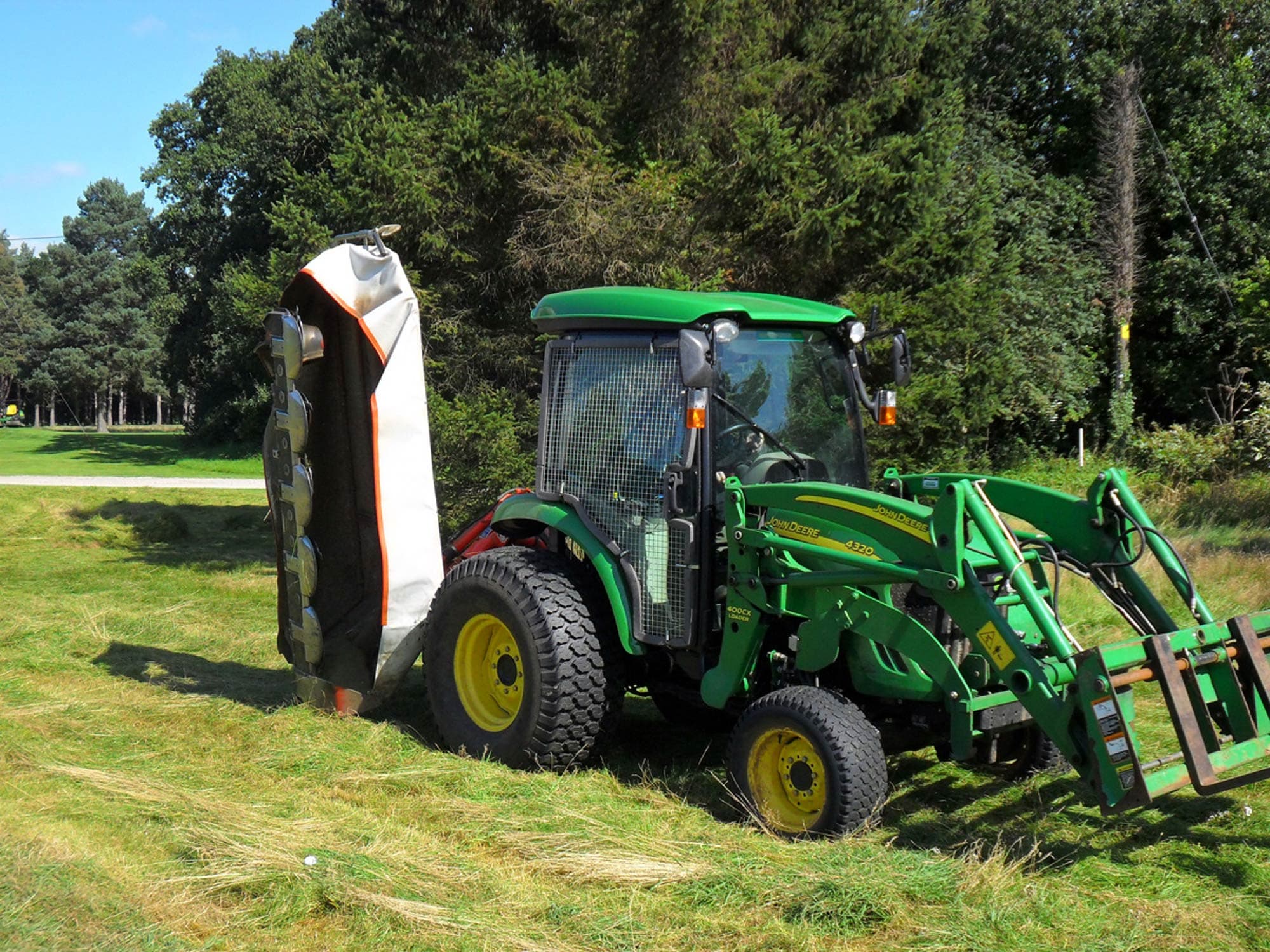 Golf Course Rough Cutting and Grass Baling project photography 11