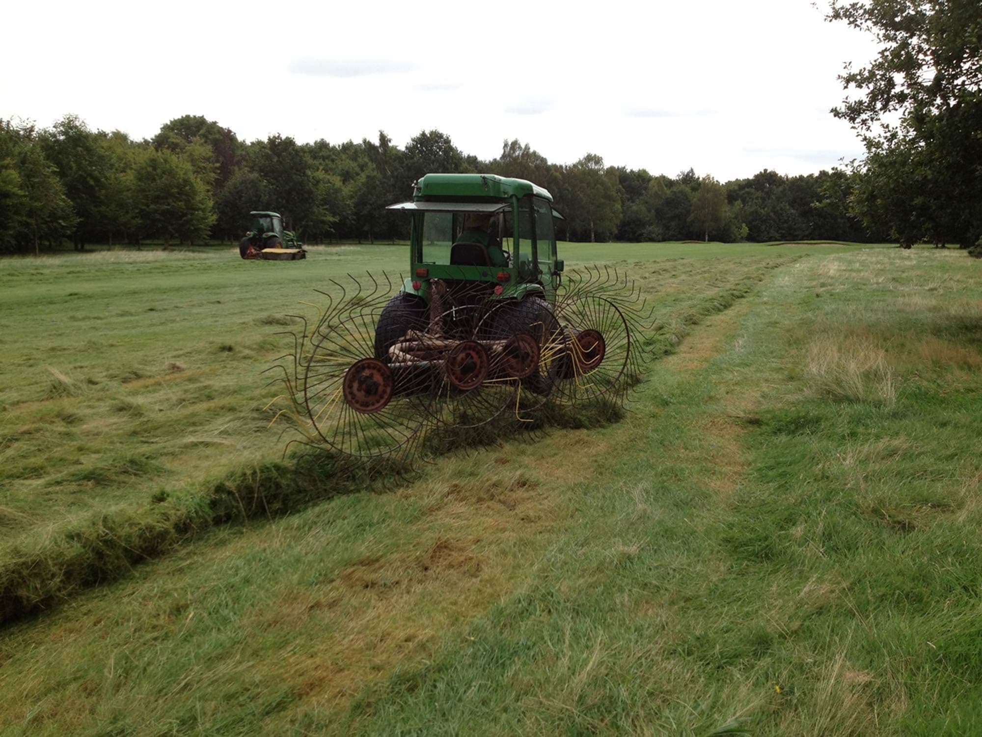 Golf Course Rough Cutting and Grass Baling project photography 14