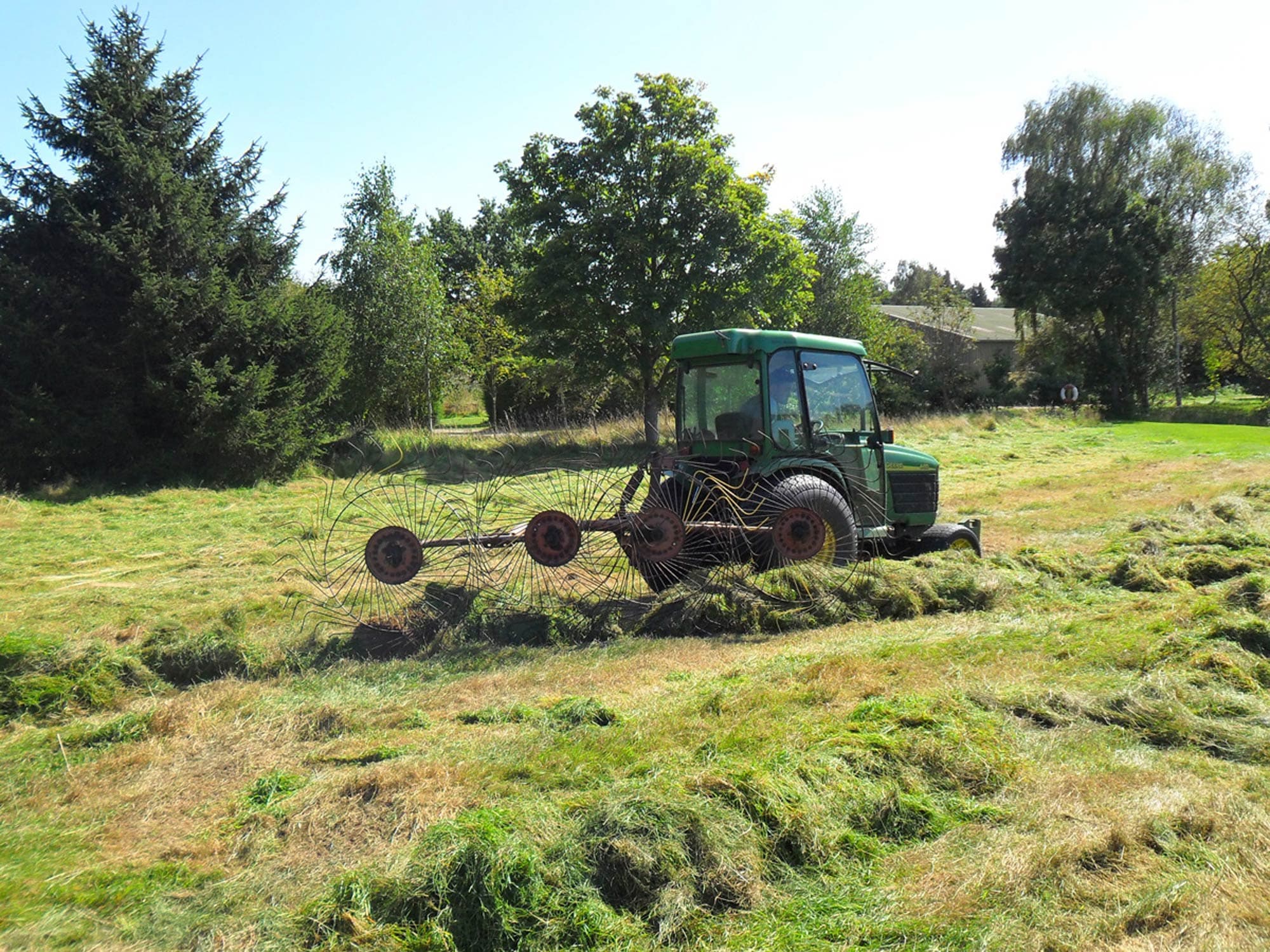 Golf Course Rough Cutting and Grass Baling project photography 16