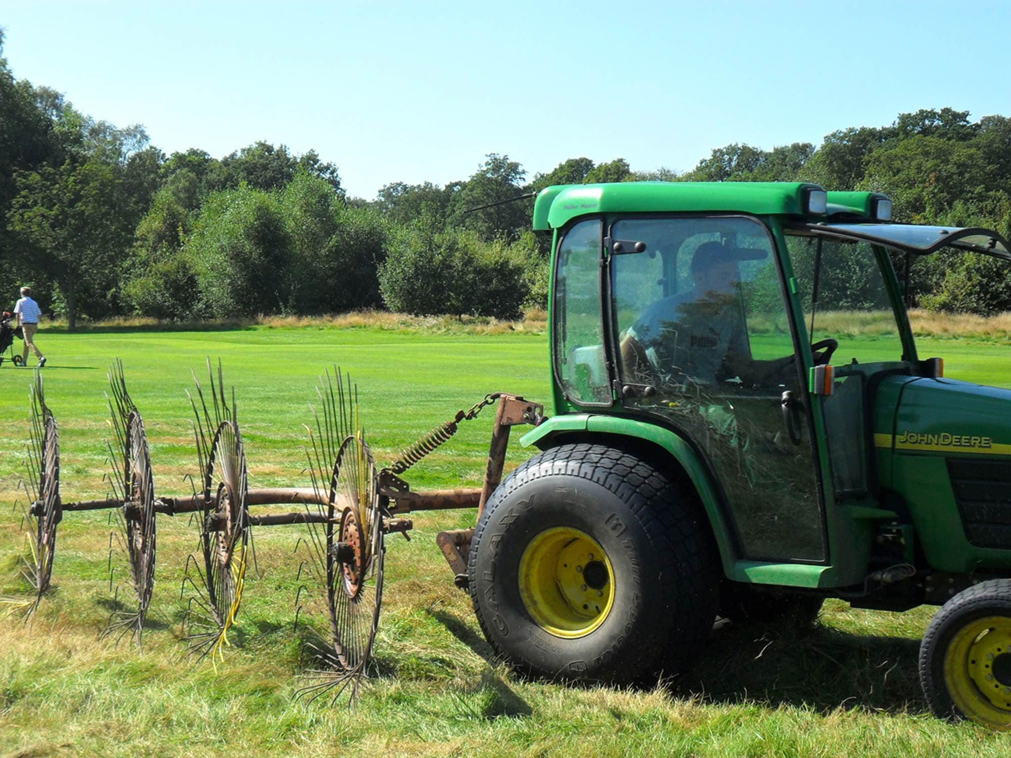 Golf Course Rough Cutting and Grass Baling project photography 17