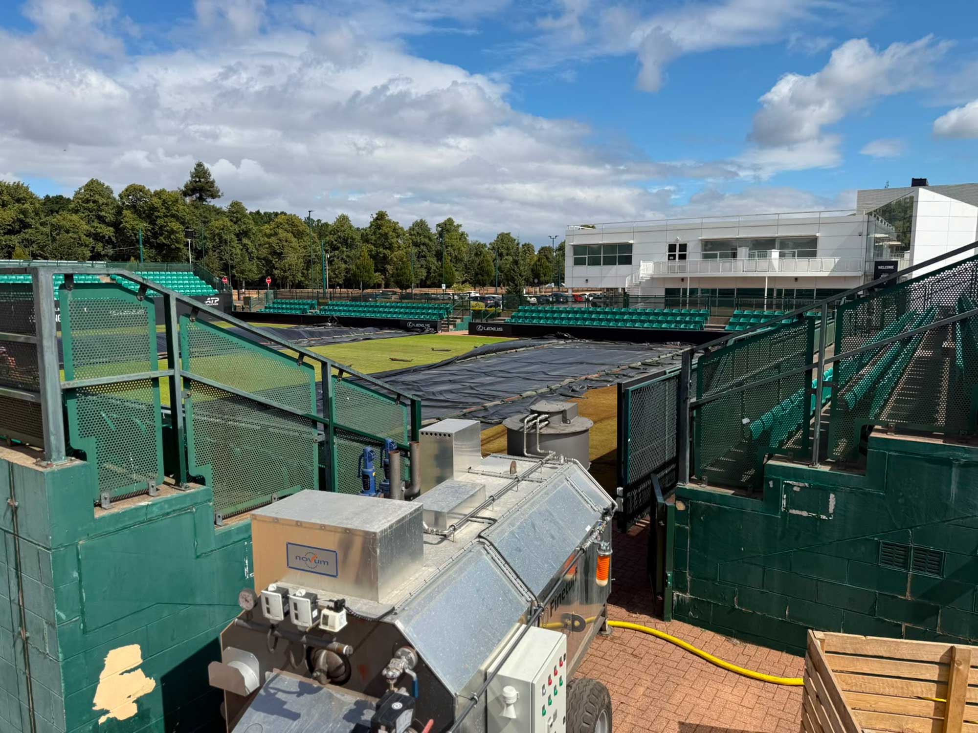 Nottingham Tennis Centre project photography 3